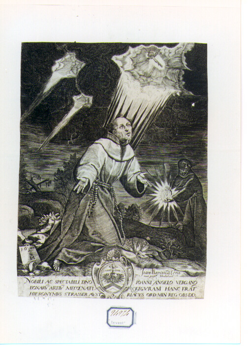 San Francesco d'Assisi riceve le stimmate (stampa) di Crespi Giovanni Battista detto Cerano (sec. XVII)