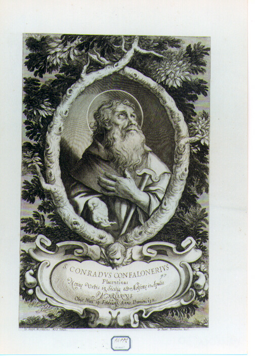San Corrado Confalonieri (stampa) di Danedi Giovanni Stefano detto Montalto, Bonacina Giovanni Battista (sec. XVII)