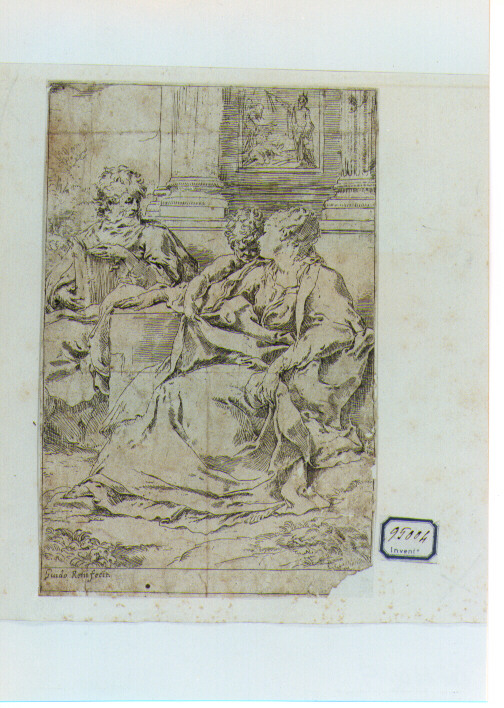 Sacra Famiglia (stampa) di Reni Guido (sec. XVII)