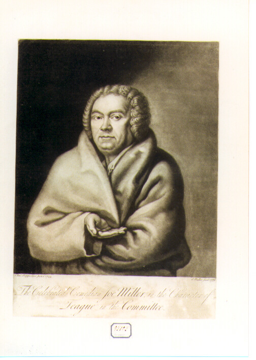 Ritratto di Joe Miller (stampa) di Miller Andrew, Stoppelaer Charles (sec. XVIII)