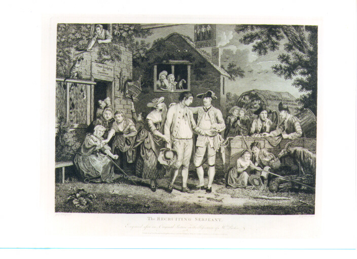 esattore delle tasse (stampa) di Goldar John, Collet John (sec. XVIII)