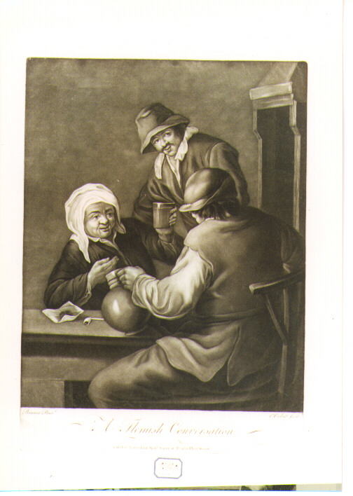 scena di osteria (stampa) di Purcell Richard detto Corbutt Charles (terzo quarto sec. XVIII)