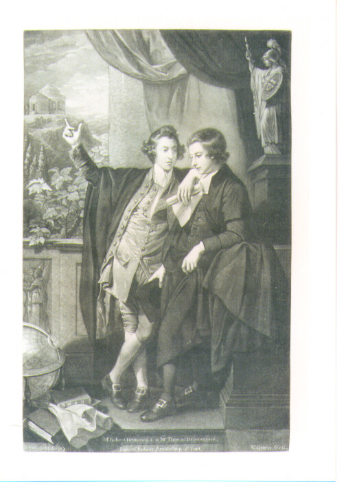 ritratto di Robert e Thomas Drummond (stampa) di West Benjamin, Green Valentine (sec. XVIII)