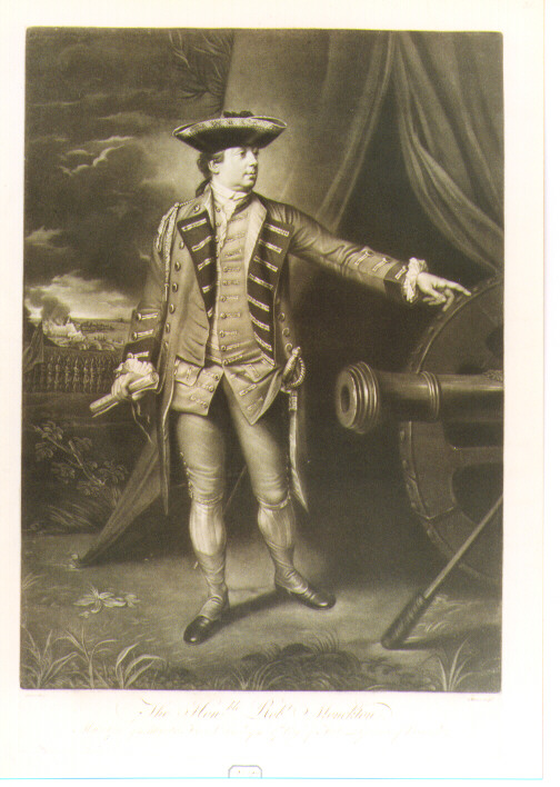 ritratto di Robert Monckton (stampa) di West Benjamin, Watson James (terzo quarto sec. XVIII)