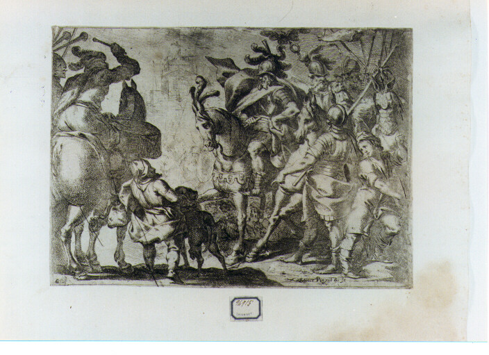 Trionfo di un imperatore Romano (stampa) di Storer Johann Christophorus (sec. XVII)