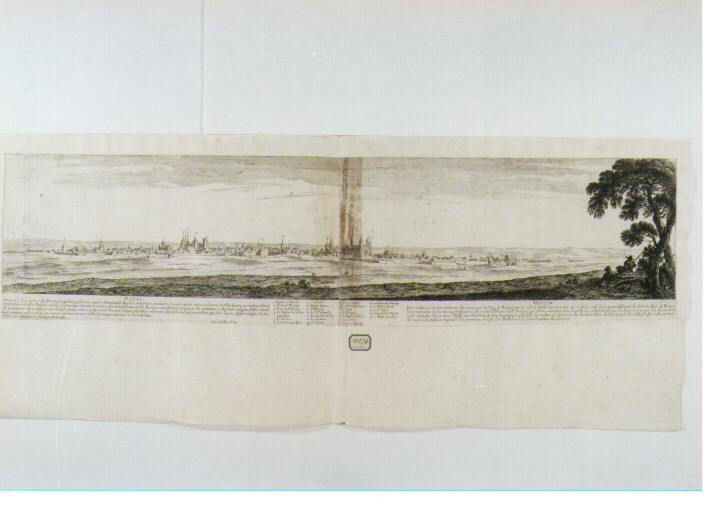 veduta di Digione (stampa) di Silvestre Israel, Perelle Nicolas (seconda metà sec. XVII)