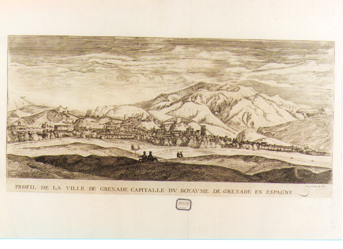 veduta di Granada (stampa) di Silvestre Israel (CERCHIA) (seconda metà sec. XVII)