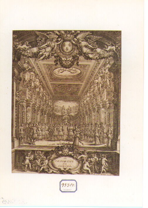 scena teatrale (stampa) di Marot Daniel I (secc. XVII/ XVIII)