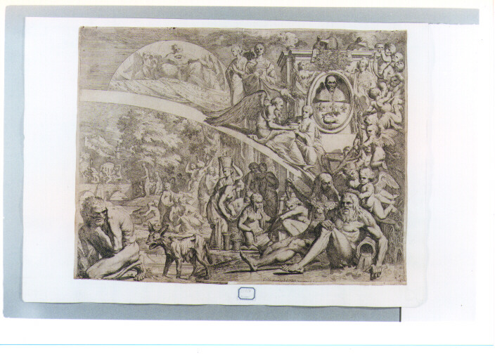 ritratto d'uomo (stampa) di Testa Pietro detto Lucchesino (sec. XVII)