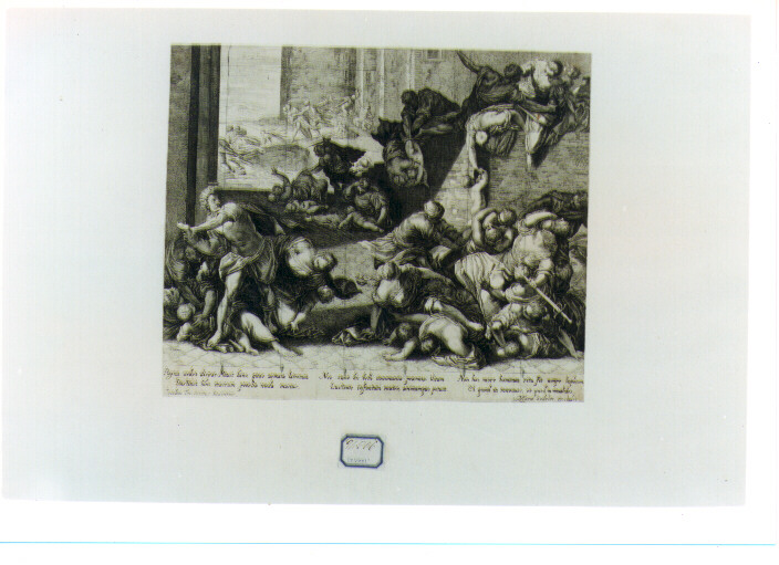 strage degli innocenti (stampa) di Sadeler Marcus Christoph (prima metà sec. XVII)