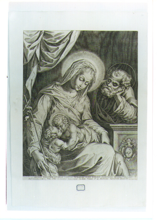 Sacra Famiglia (stampa) di Thomassin Philippe (sec. XVII)