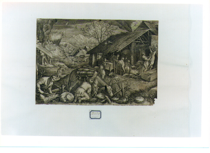 inverno (stampa) di Callot Jacques (sec. XVII)