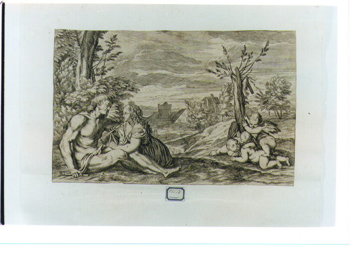 paesaggio (stampa) di Lefèvre Valentin (sec. XVII)