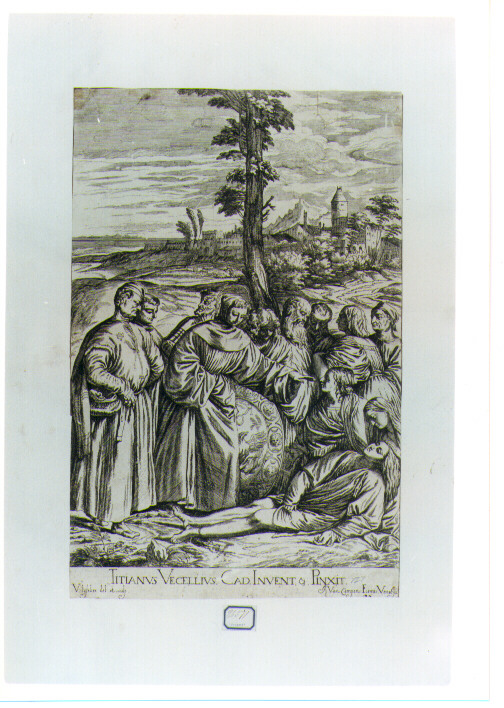 Sant'Antonio (stampa) di Lefèvre Valentin (sec. XVII)