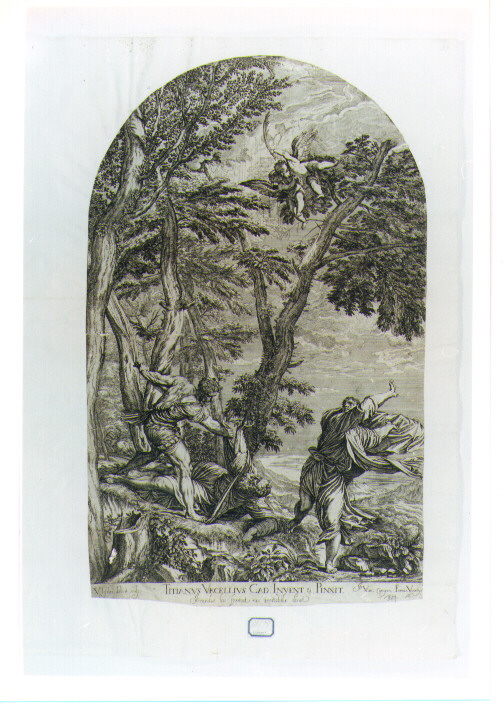 San Pietro da Verona (stampa) di Lefèvre Valentin (sec. XVII)