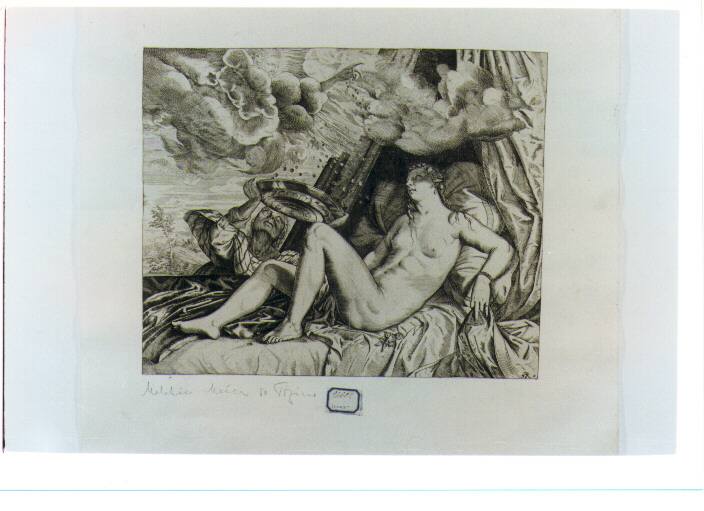 Danae (stampa) di Cort Cornelis (sec. XVI)