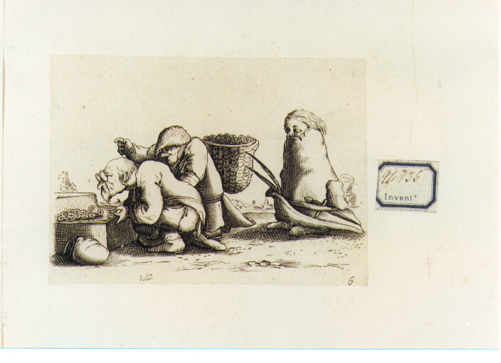 gioco della pulce (stampa) di Callot Jacques (sec. XVII)