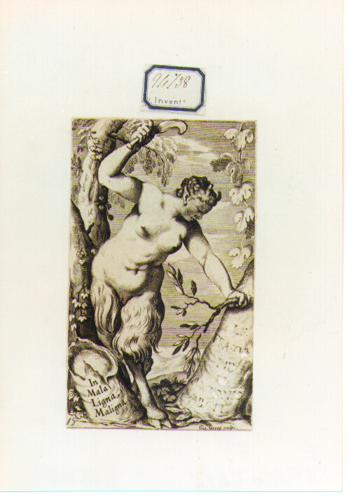 figura maschile (stampa) di Georgi Giovanni (prima metà sec. XVII)
