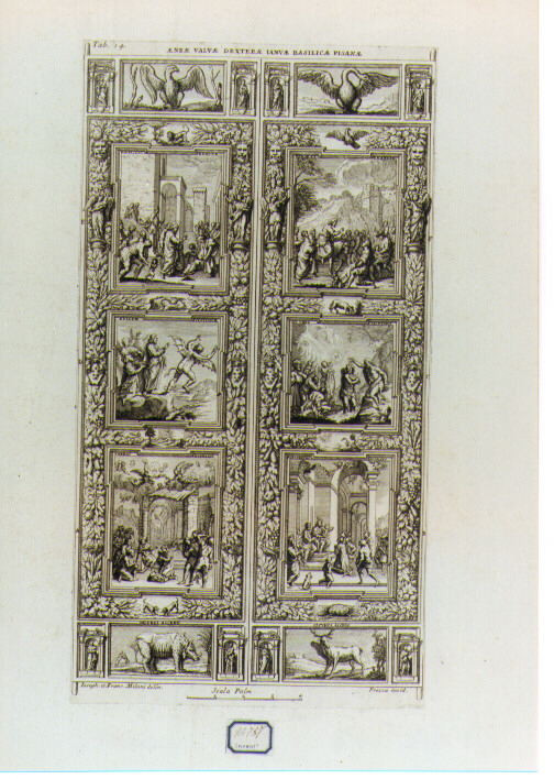 architettura (stampa) di Milani Giuseppe (prima metà sec. XVIII)