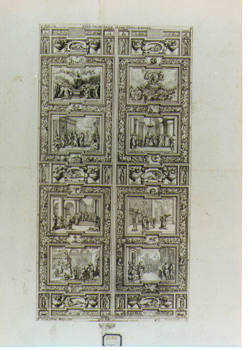 architettura (stampa) di Milani Giuseppe (prima metà sec. XVIII)