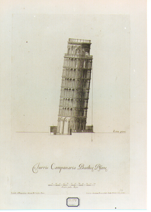 architettura (stampa) di Milani Giuseppe (prima metà sec. XVIII)