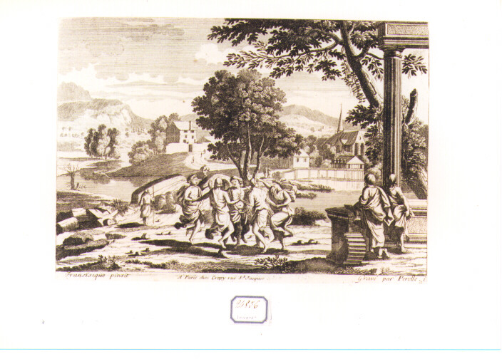 paesaggio (stampa) - ambito francese (sec. XVIII)