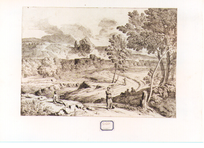 paesaggio (stampa) - ambito italiano (sec. XVII)