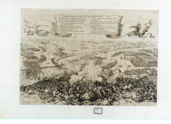 scena di battaglia (stampa) di Baur Johann Wilhelm (sec. XVII)