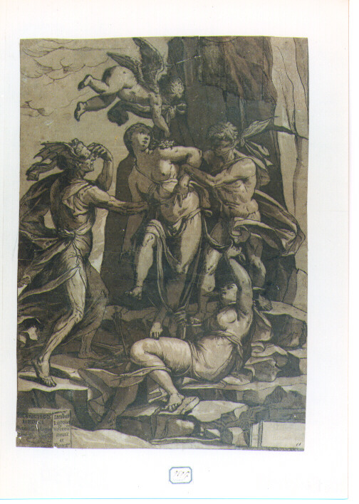 scena allegorica (stampa) di Ligozzi Jacopo (sec. XVI)