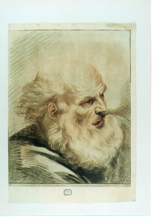 figura maschile (stampa a colori) di Doyen Gabriel François (sec. XVIII)