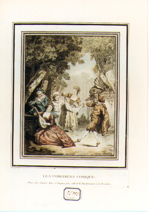 figura maschile (stampa a colori) di Janinet Jean François (seconda metà sec. XVIII)