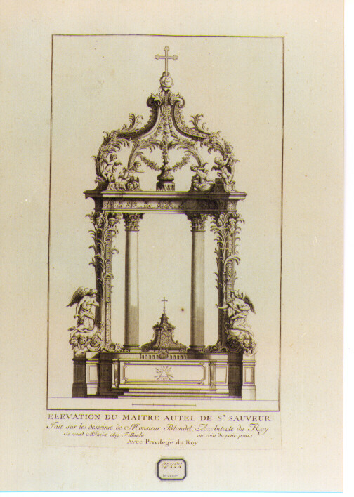 architettura (stampa) di Blondel Jacques François (seconda metà sec. XVIII)