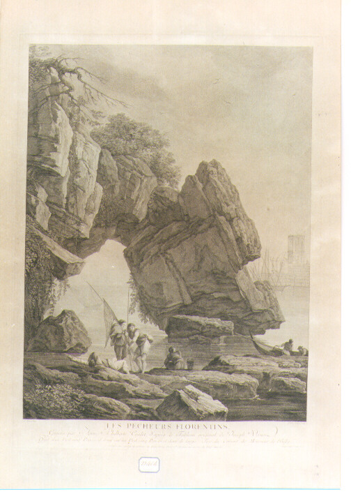 paesaggio marino (stampa) di Vernet Claude Joseph (seconda metà sec. XVIII)