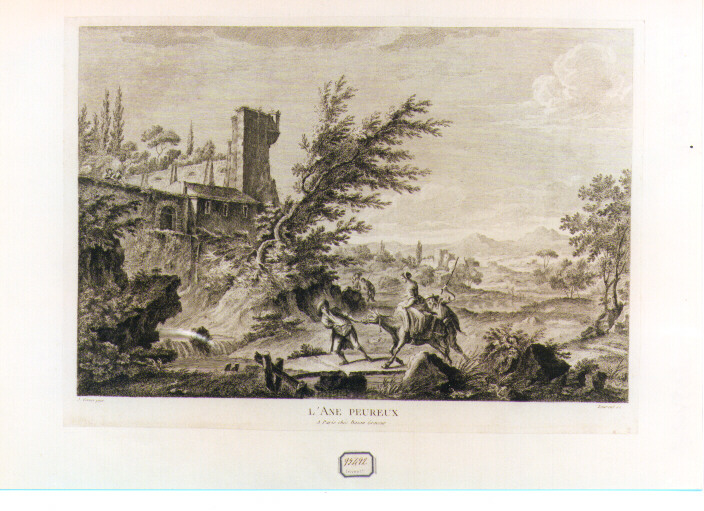 paesaggio marino (stampa) di Vernet Claude Joseph (sec. XVIII)