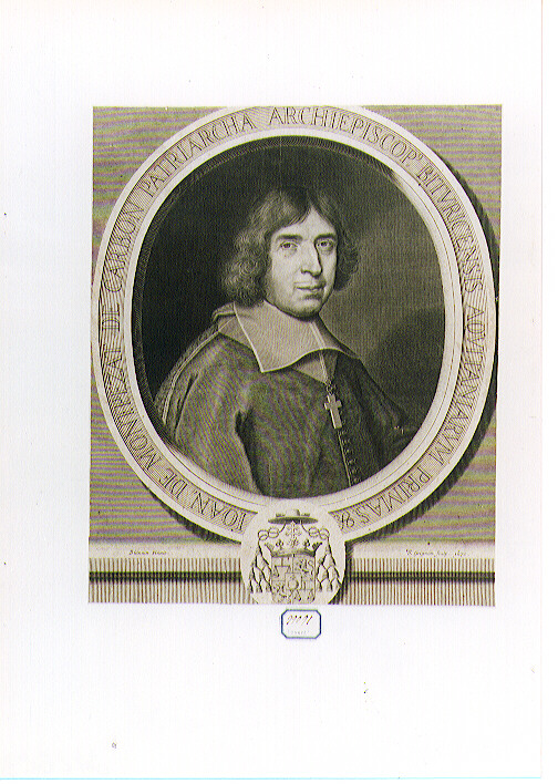 ritratto d'uomo (stampa) di Grignon Jacques il Vecchio (sec. XVII)
