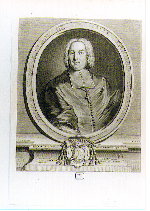 ritratto d'uomo (stampa) di Daullé Jean (sec. XVIII)