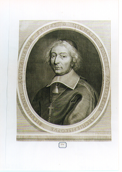 ritratto d'uomo (stampa) di Vallet Guillaume (secc. XVII/ XVIII)