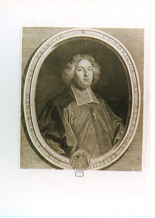 ritratto d'uomo (stampa) - ambito francese (secc. XVII/ XVIII)