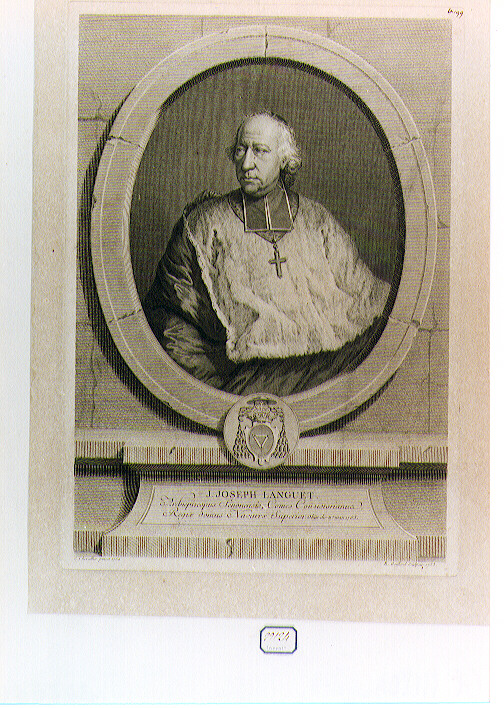 ritratto d'uomo (stampa) di Gaillard René, Chevalier Jean Alexandre (sec. XVIII)