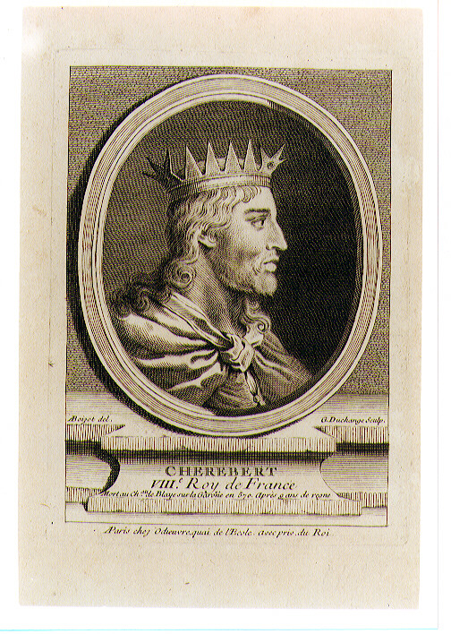 ritratto d'uomo (stampa) di Duchange Gaspard (sec. XVIII)