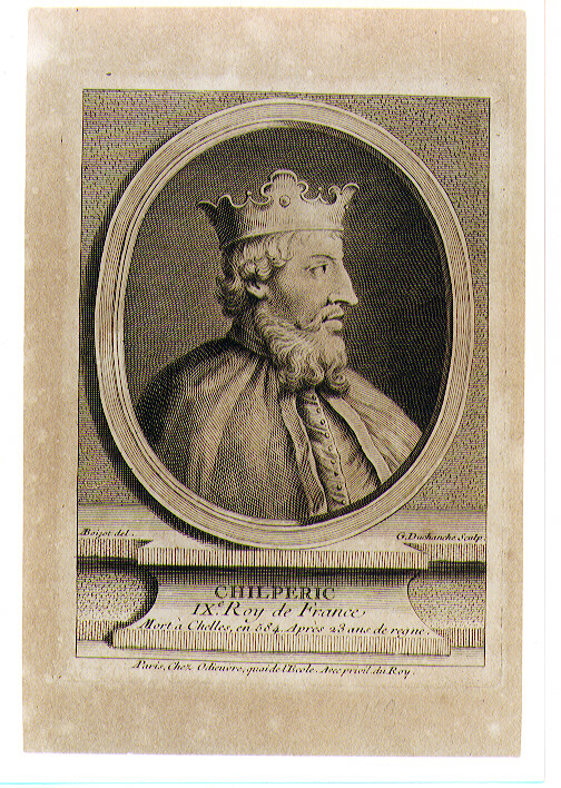 ritratto d'uomo (stampa) di Duchange Gaspard (sec. XVIII)
