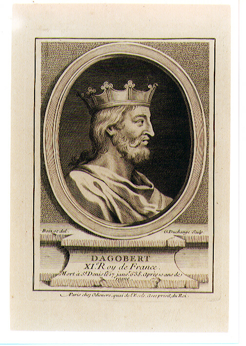 ritratto d'uomo (stampa) di Duchange Gaspard (sec. XVIII)
