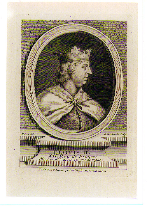 ritratto d'uomo (stampa) di Duchange Gaspard (sec. XVIII)