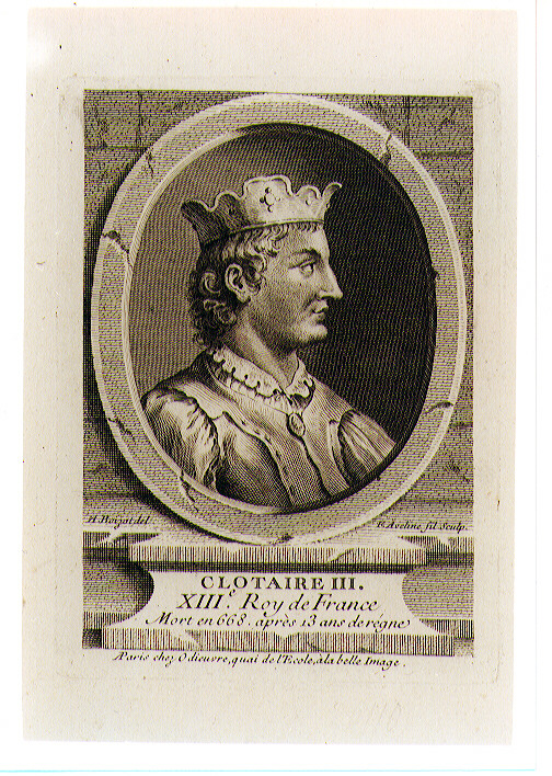 ritratto d'uomo (stampa) di Aveline François Antoine (sec. XVIII)