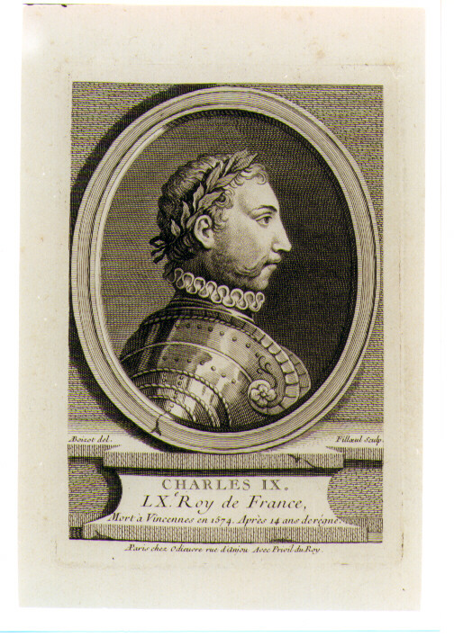 ritratto d'uomo (stampa) di Filloeul Pierre (sec. XVIII)