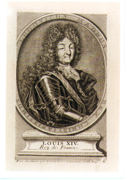 ritratto d'uomo (stampa) di Thomassin Simon (sec. XVIII)