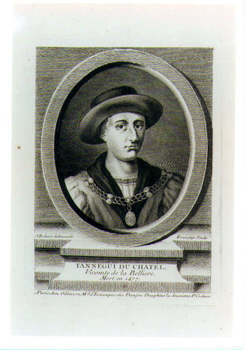 ritratto d'uomo (stampa) di Robert Jean (sec. XVIII)