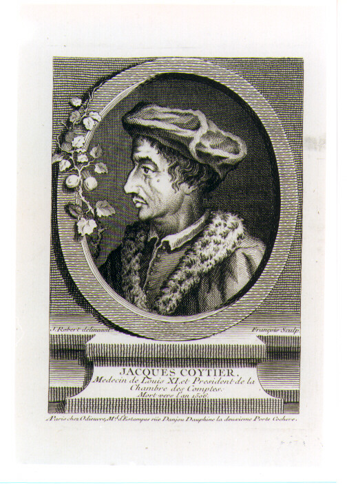 ritratto d'uomo (stampa) di François Jean Charles, Robert Jean (sec. XVIII)