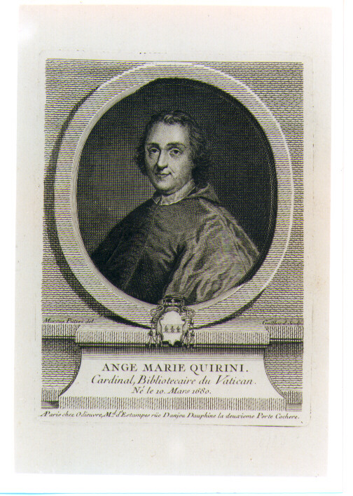 ritratto d'uomo (stampa) di Pitteri Marco Alvise (sec. XVIII)