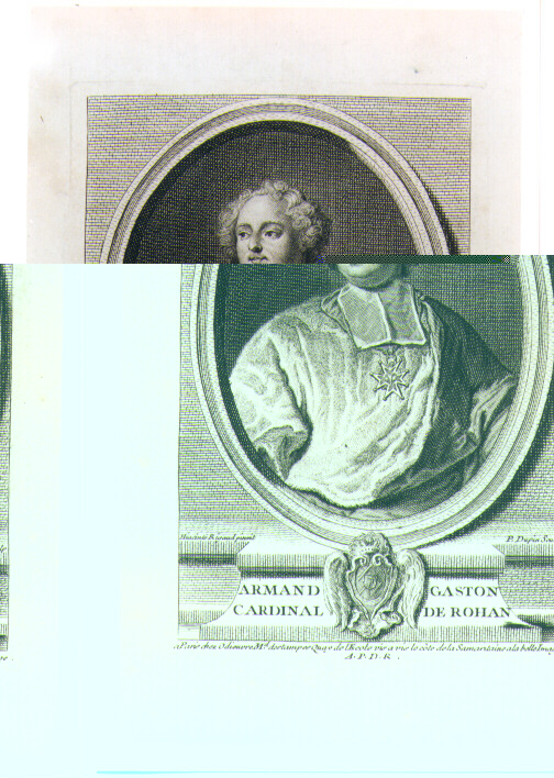 Ritratto di Armand Gaston Cardinale di Rohan (stampa) di Rigaud Hyacinthe (sec. XVIII)